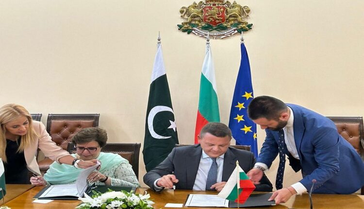 پاکستان اور بلغاریہ کے درمیان میری ٹائم تعاون پر مفاہمت کی یادداشت پر دستخط