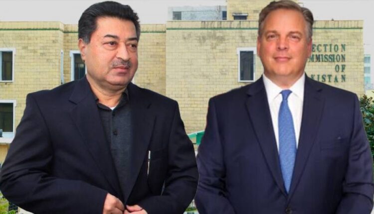 چیف الیکشن کمشنرسکندر سلطان راجہ سے امریکی سفیر ڈونلڈبلوم کی ملاقات