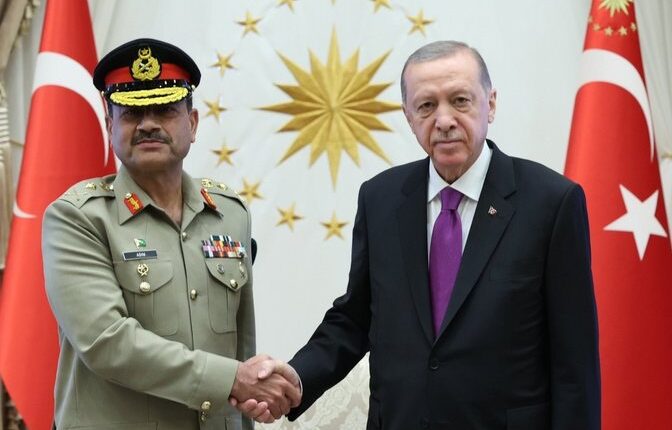 پاکستان ہمیشہ اپنے ترک بھائیوں کے ساتھ مصیبت اور خوشی کے لمحات میں کھڑا رہا ہے،آرمی چیف جنرل سید عاصم منیر