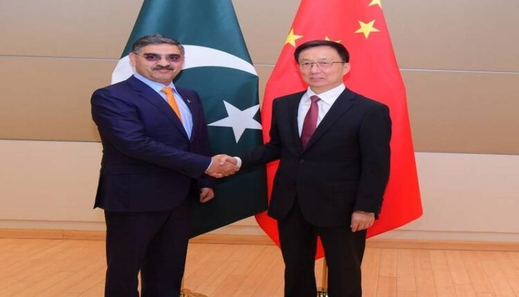 نگران وزیر اعظم انوار ا لحق سے چین کے نائب صدرکی ملاقات