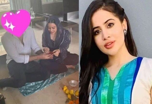 عرفی جاوید کی خفیہ منگنی کی تصویر وائرل ہوگئی