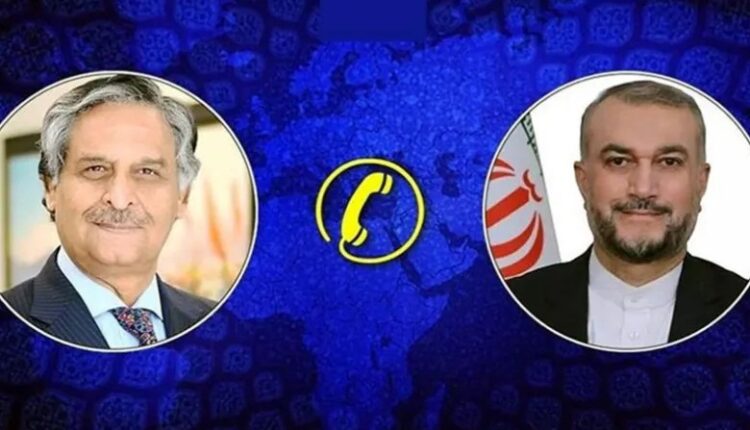 نگران وزیر خارجہ کا ایرانی ہم منصب سے ٹیلیفونک رابطہ