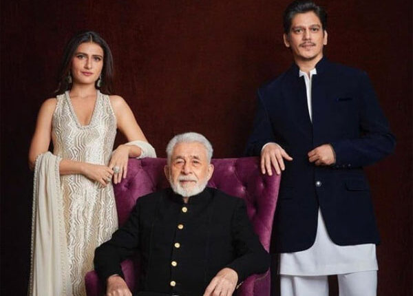 نصیر الدین شاہ، وجے ورما اور فاطمہ ثناء شیخ کی نئی فلم کا اعلان