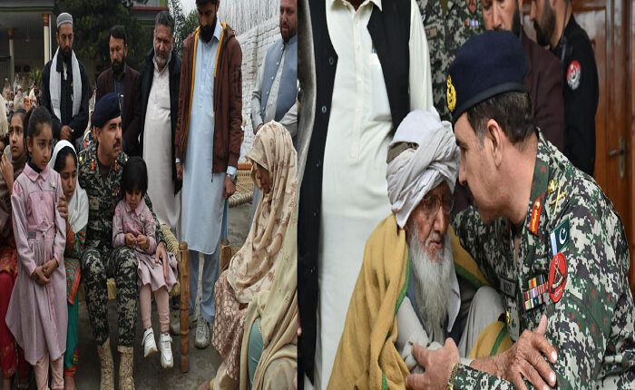 آرمی چیف کی ہدایت پر آئی جی فرنیٹر کور میجر جنرل نور ولی خان کی شہید ایس پی اعجاز خان کے گھر آمد ،اہل خانہ سے تعزیت اور فاتحہ خوانی کی،آئی ایس پی آر