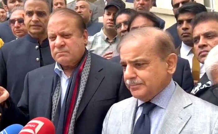 نواز شریف سے شہباز شریف اور اراکین پارٹی کی ملاقات