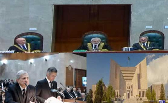 ججز خط از خود نوٹس :سپریم کورٹ نے فل کورٹ کی تشکیل کا عندیہ دیدیا،وزیر اعظم کو پیغام دیا عدلیہ کی آزادی پر سمجھوتہ نہیں کروں گا، چیف جسٹس