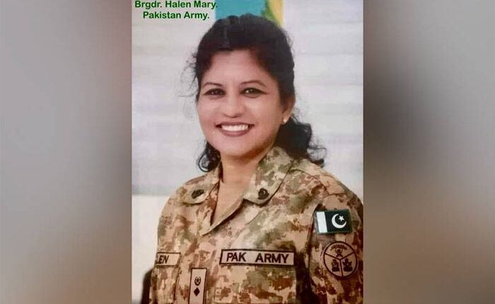 پاکستان کا ایک اور اعزاز:پاک فوج میں پہلی مرتبہ ایک کرسچیئن خاتون افسر کی بریگیڈیئر کے رینک پر ترقی