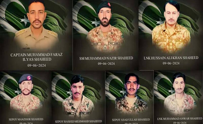 لکی مروت میں سکیورٹی فورسز کی گاڑی پر حملہ، کیپٹن سمیت 7سپوت شہید