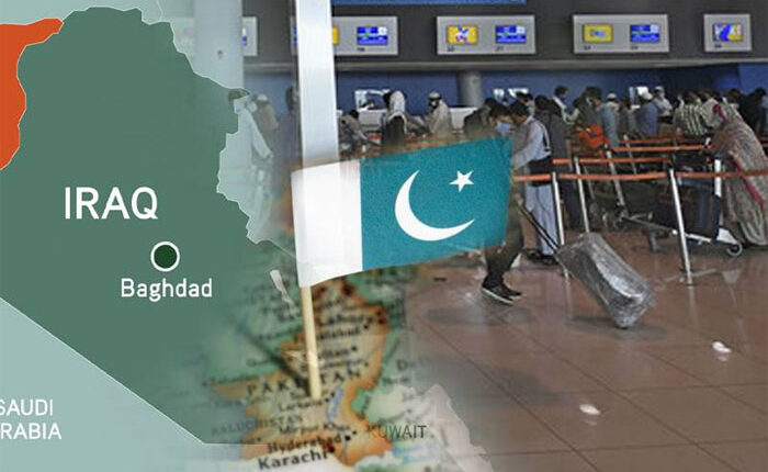 عراق میں پھنسے 375 پاکستانی زائرین کراچی پہنچ گئے