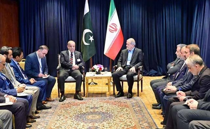 وزیراعظم سے ایرانی صدر کی ملاقات، غزہ میں فوری جنگ بندی پر زور