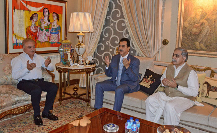 چیئرمین سینٹ یوسف رضاکی ایڈیٹرانچیف آن لائن محسن بیگ کے گھر آمد،بھائی کی وفات پر فاتحہ خوانی